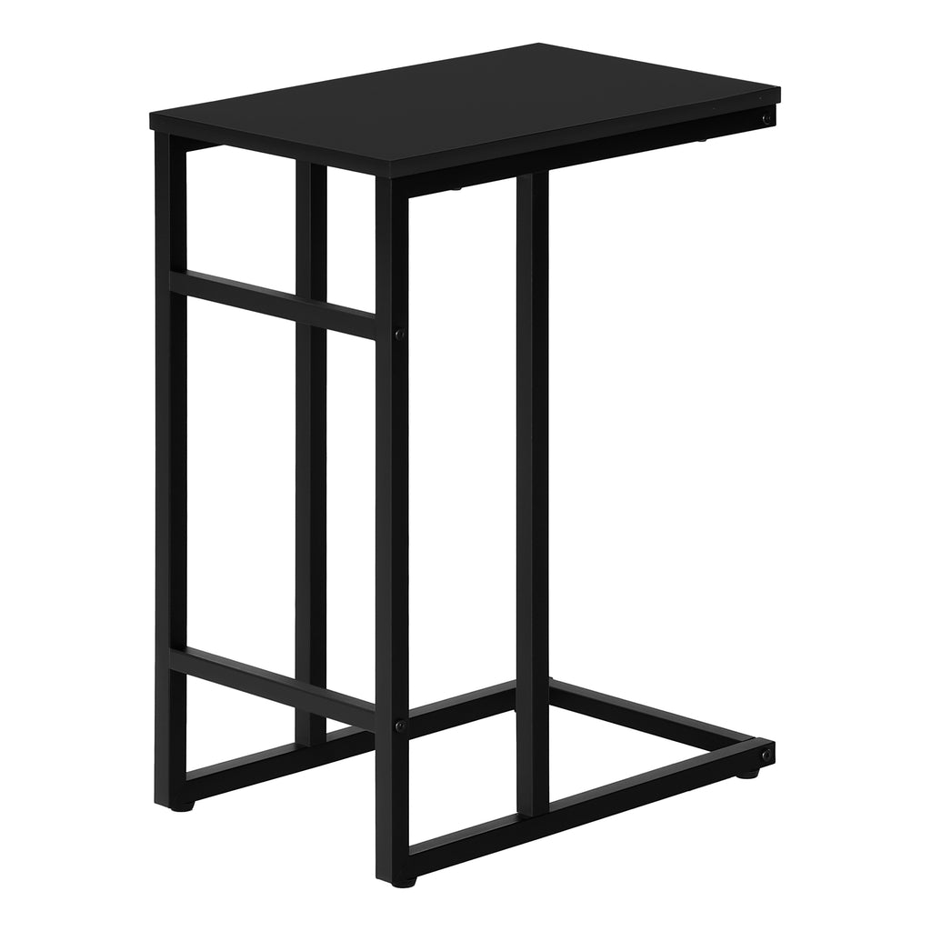 ACCENT TABLE - 24""H / BLACK / BLACK METAL