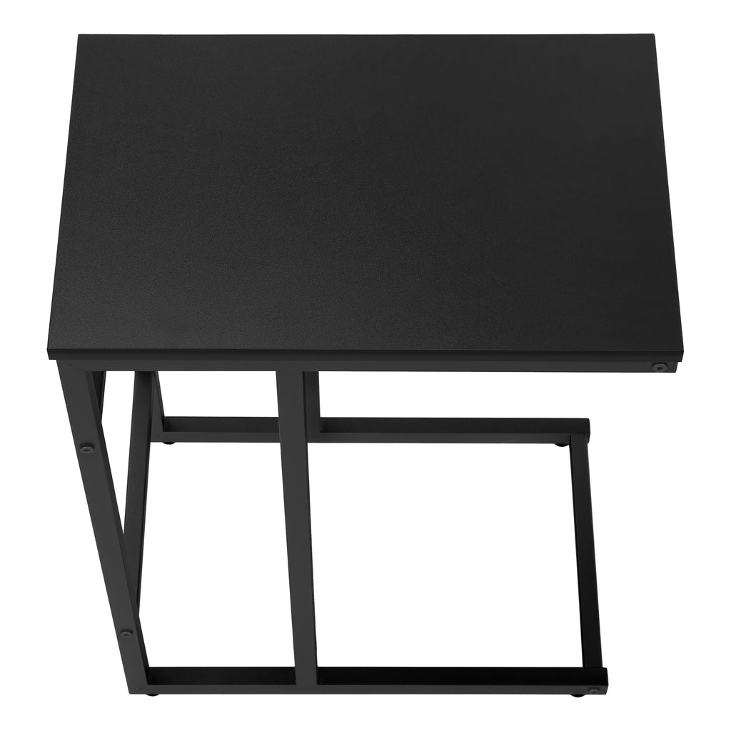 ACCENT TABLE - 24""H / BLACK / BLACK METAL