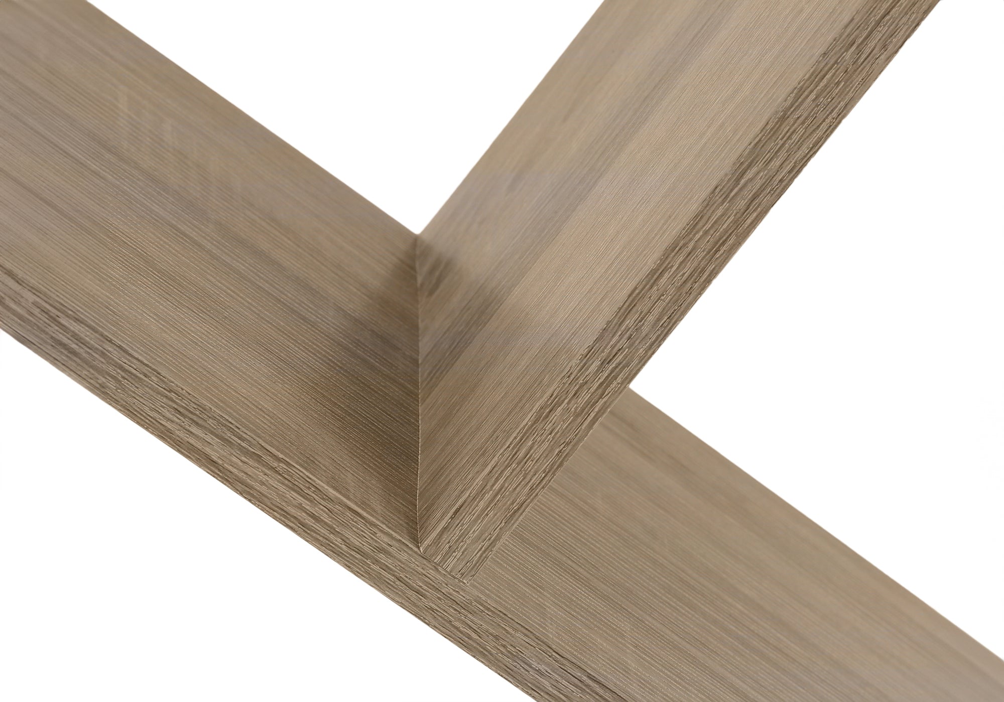 BOOKCASE - 60""H / DARK TAUPE / BLACK METAL