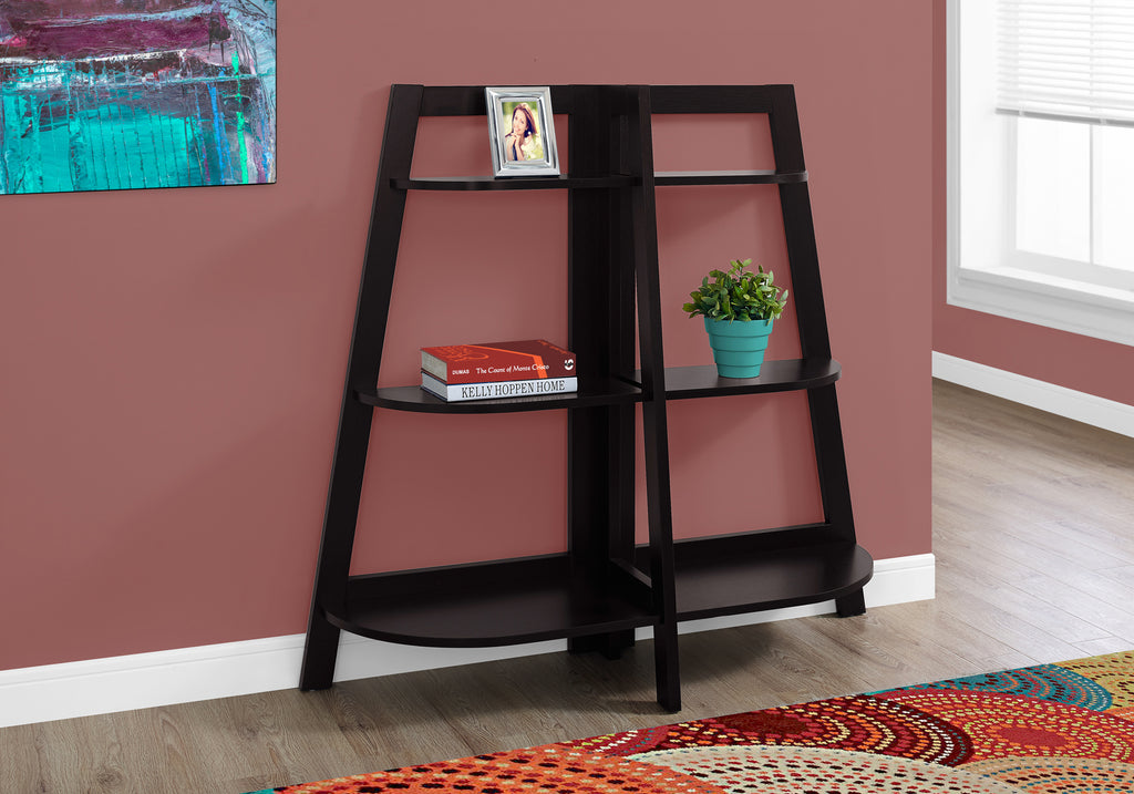 BOOKCASE - 48""H / ESPRESSO ACCENT ETAGERE