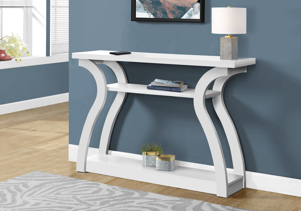 ACCENT TABLE - 47""L / WHITE HALL CONSOLE
