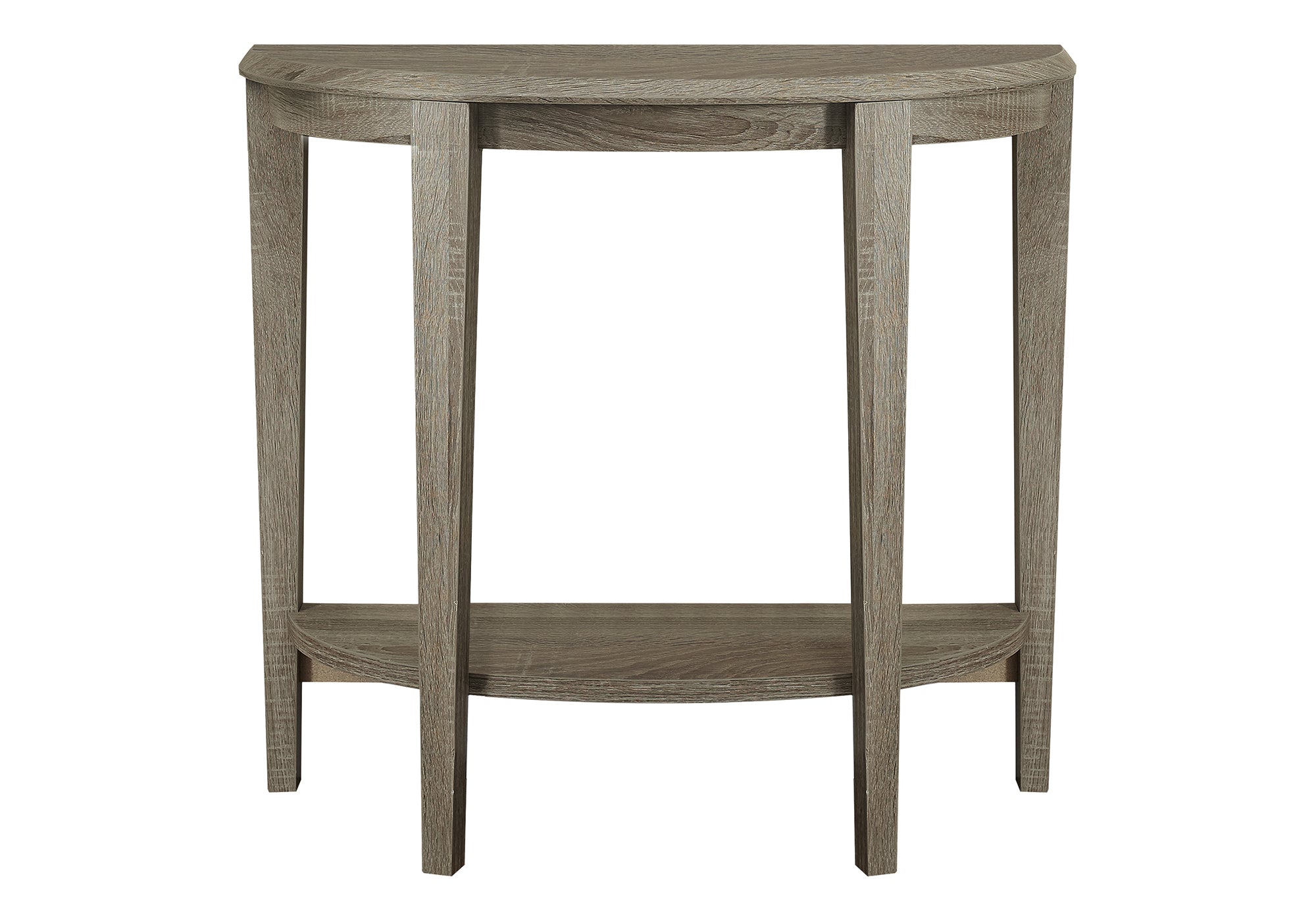 ACCENT TABLE - 36""L / DARK TAUPE HALL CONSOLE