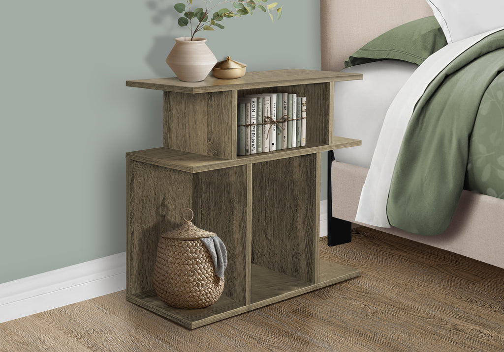 ACCENT TABLE - 24""H / DARK TAUPE