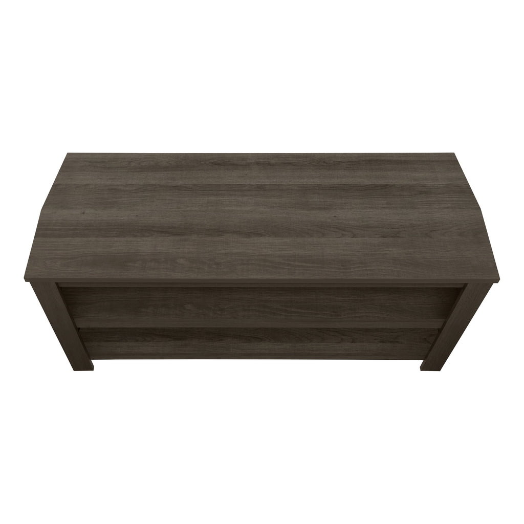 TV STAND - 42""L / BROWN OAK CORNER