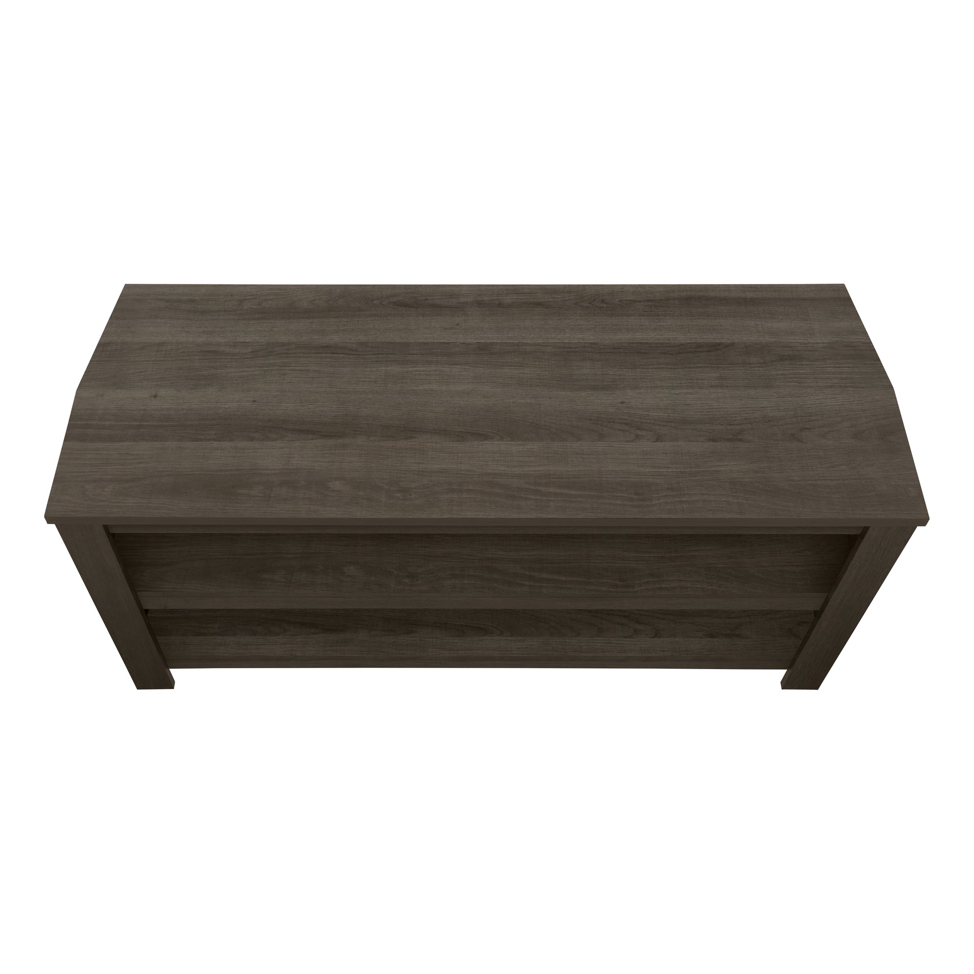 TV STAND - 42""L / BROWN OAK CORNER