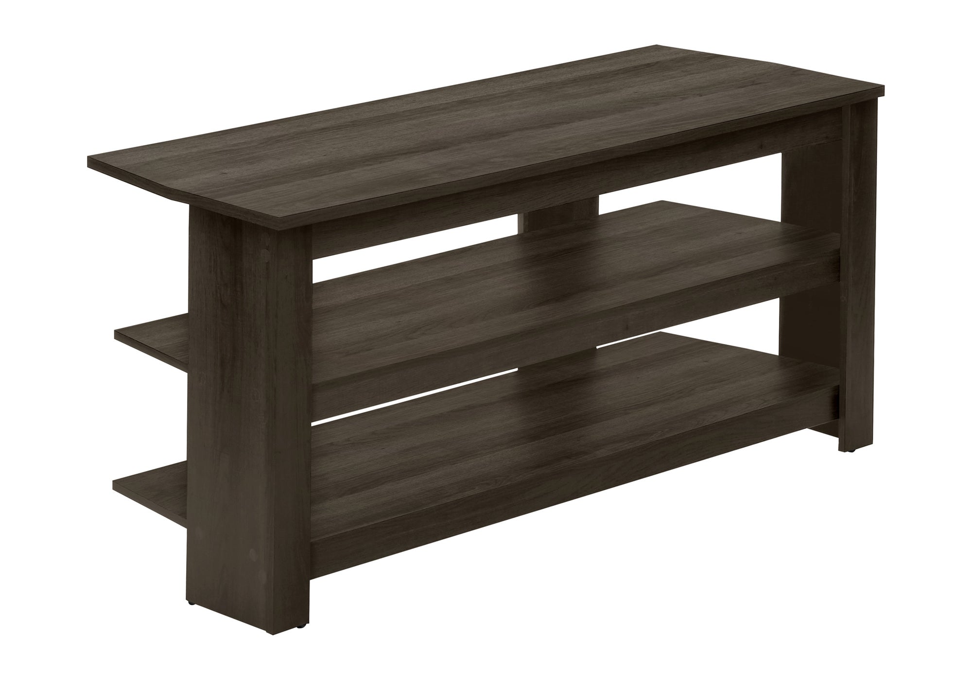 TV STAND - 42""L / BROWN OAK CORNER