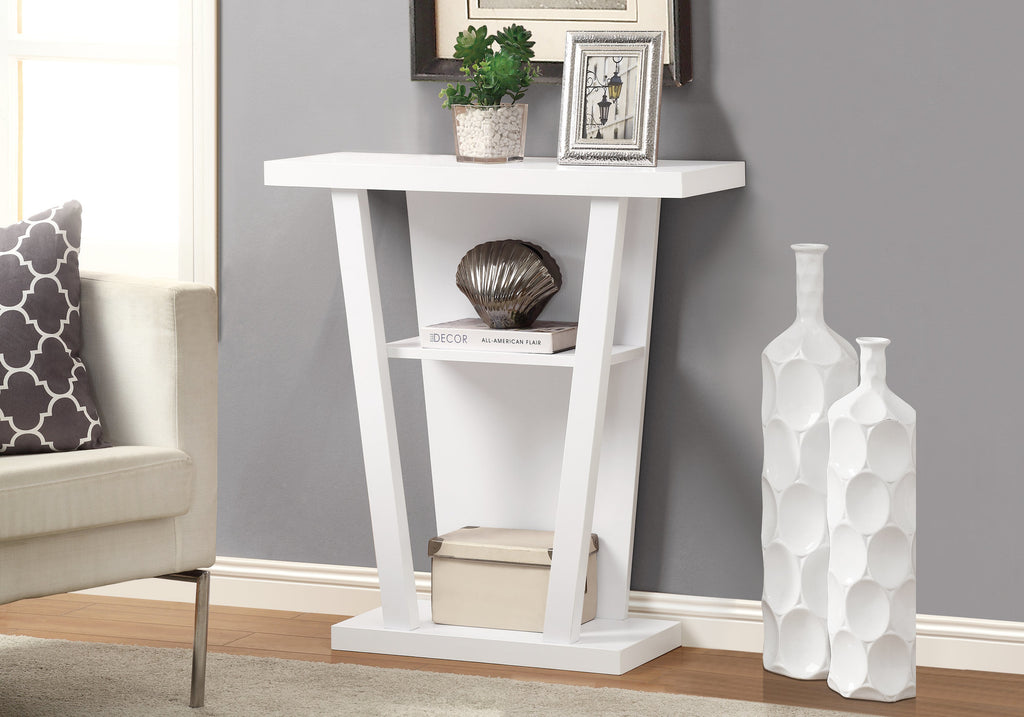 ACCENT TABLE - 32""L / WHITE HALL CONSOLE