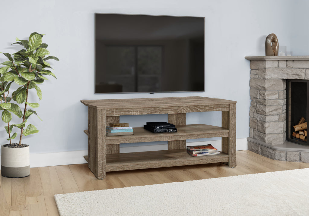 TV STAND - 42""L / DARK TAUPE CORNER