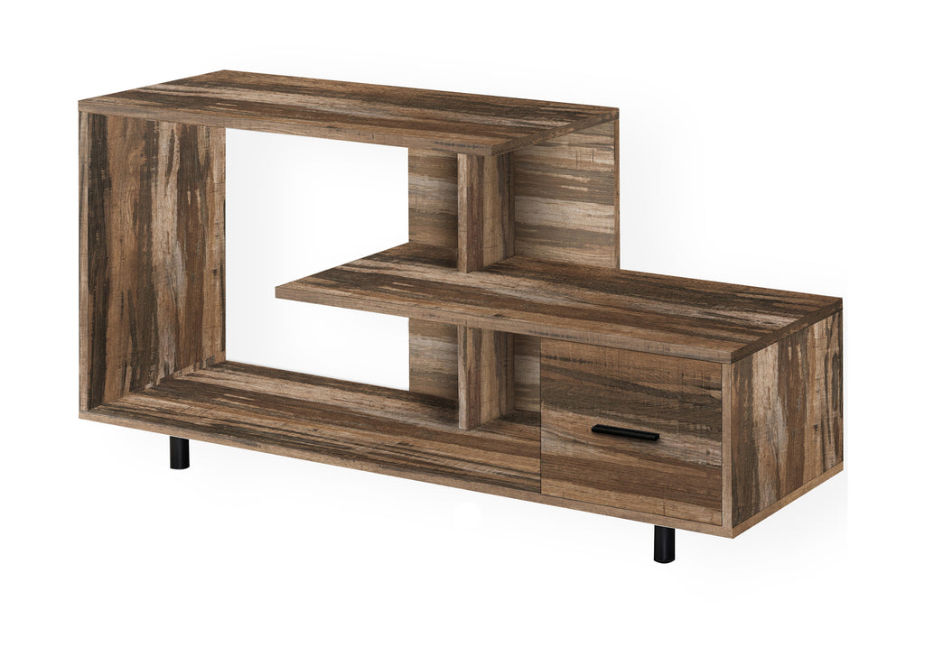 TV STAND - 48""L / BROWN RECLAIMED / 1 DRAWER