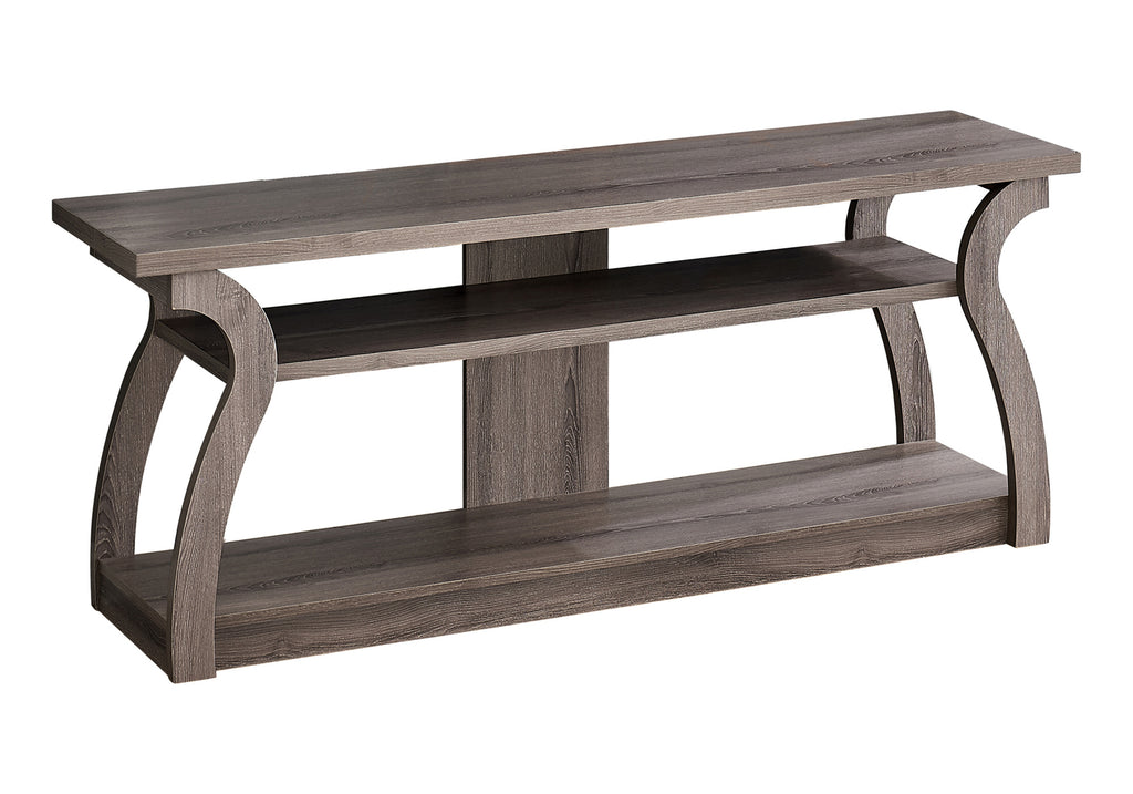 TV STAND - 60""L / DARK TAUPE