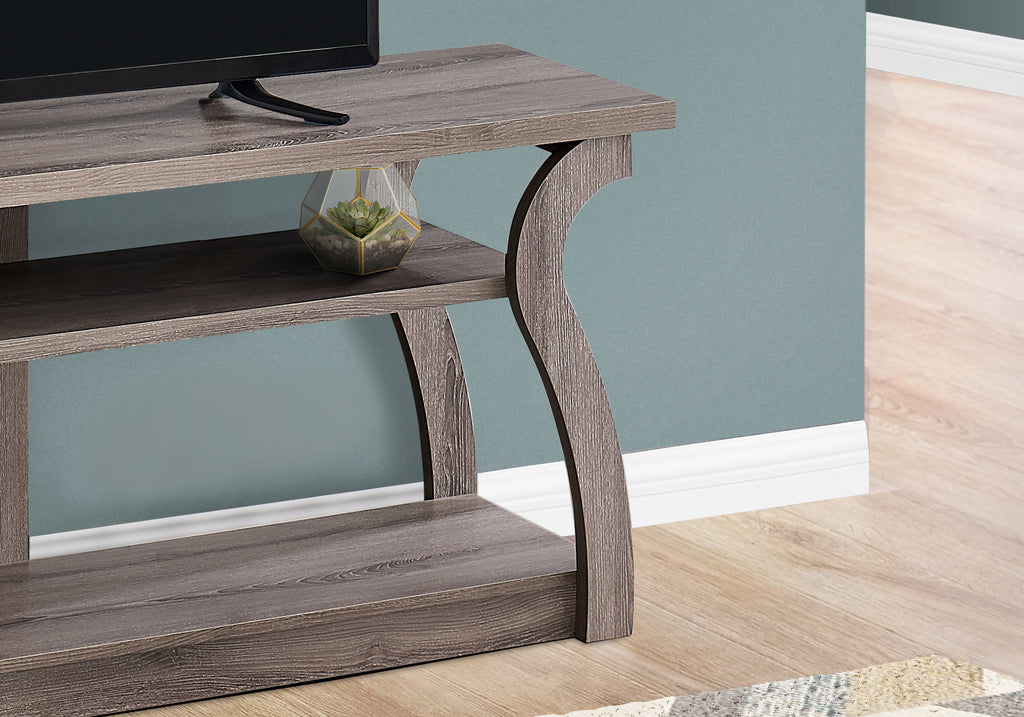 TV STAND - 60""L / DARK TAUPE
