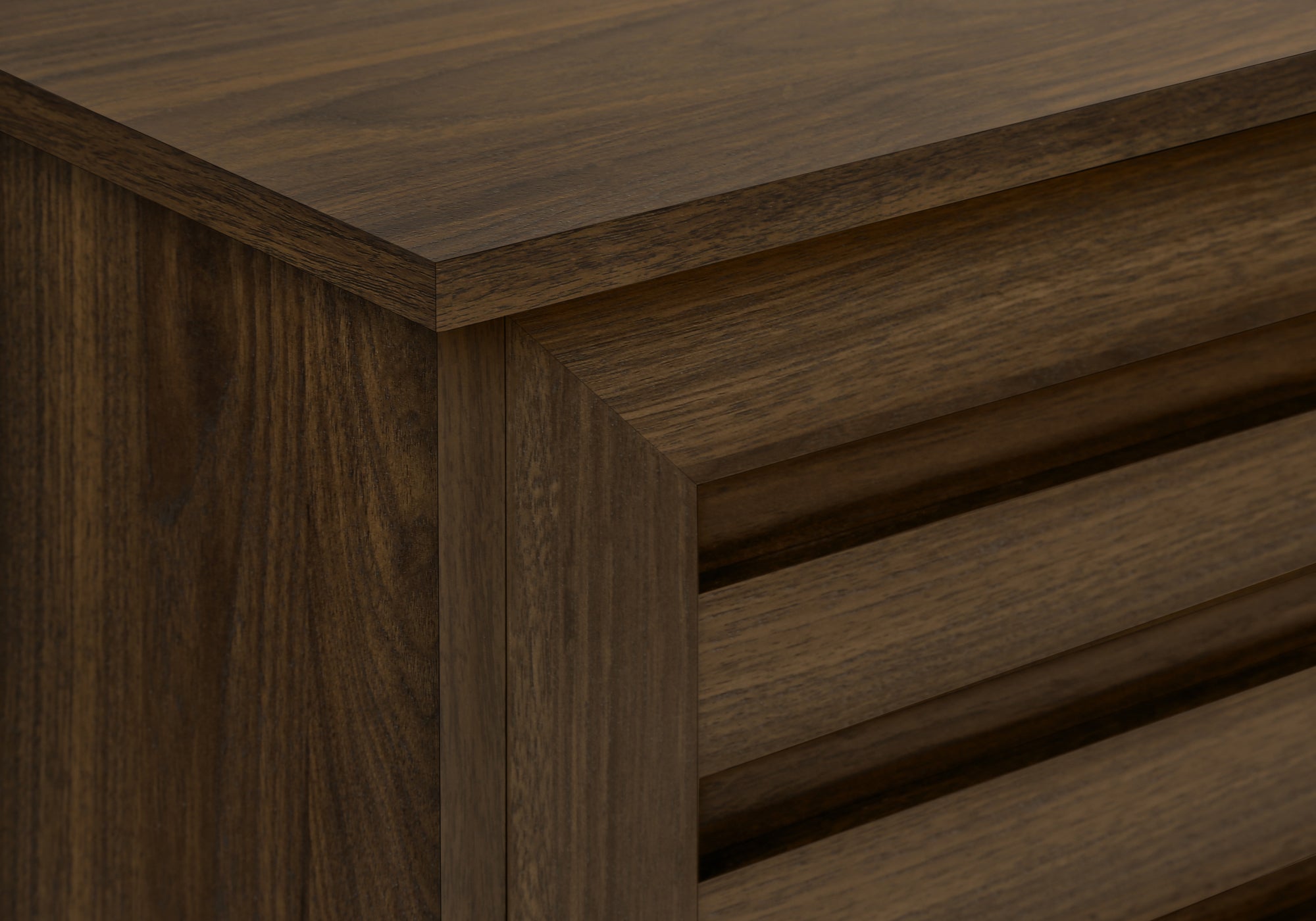 TV STAND - 72""L / BROWN WOOD-LOOK WITH 2 DOORS