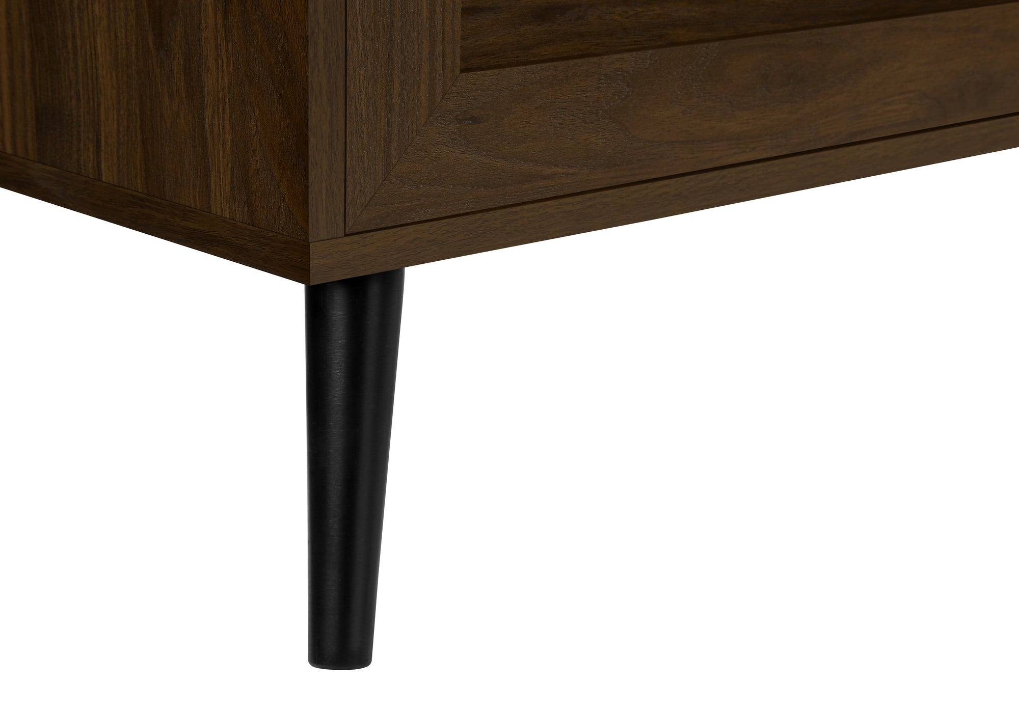 TV STAND - 72""L / BROWN WOOD-LOOK WITH 2 DOORS