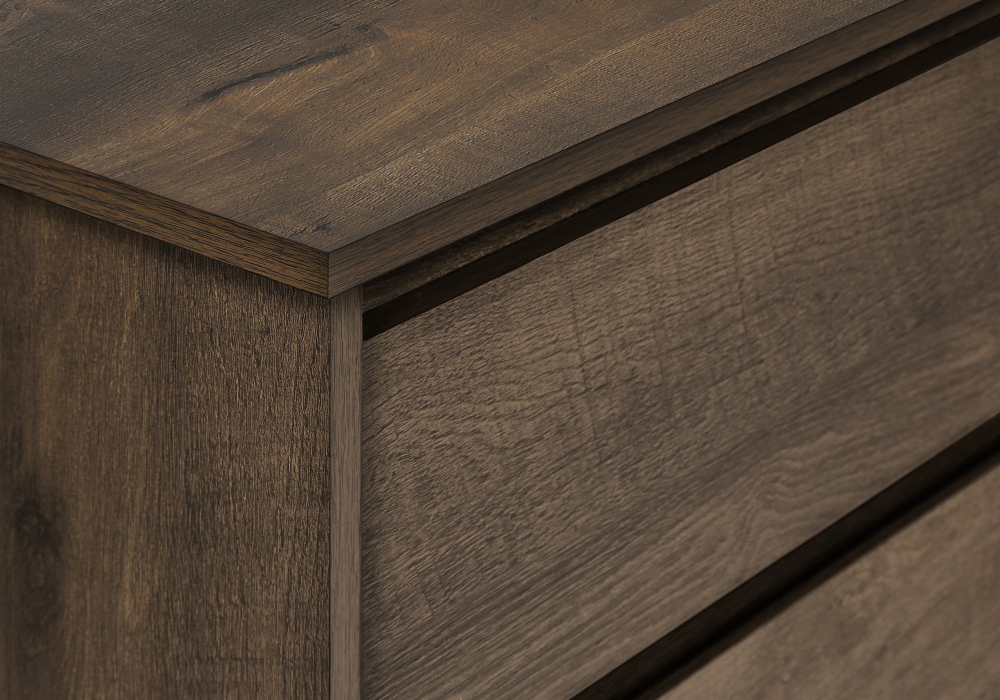 TV STAND - 72""L / DARK BROWN WOOD-LOOK WITH STORAGE