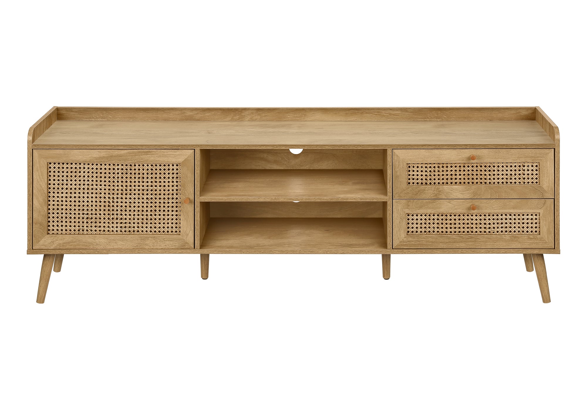 TV STAND - 72""L / WALNUT WITH STORAGE