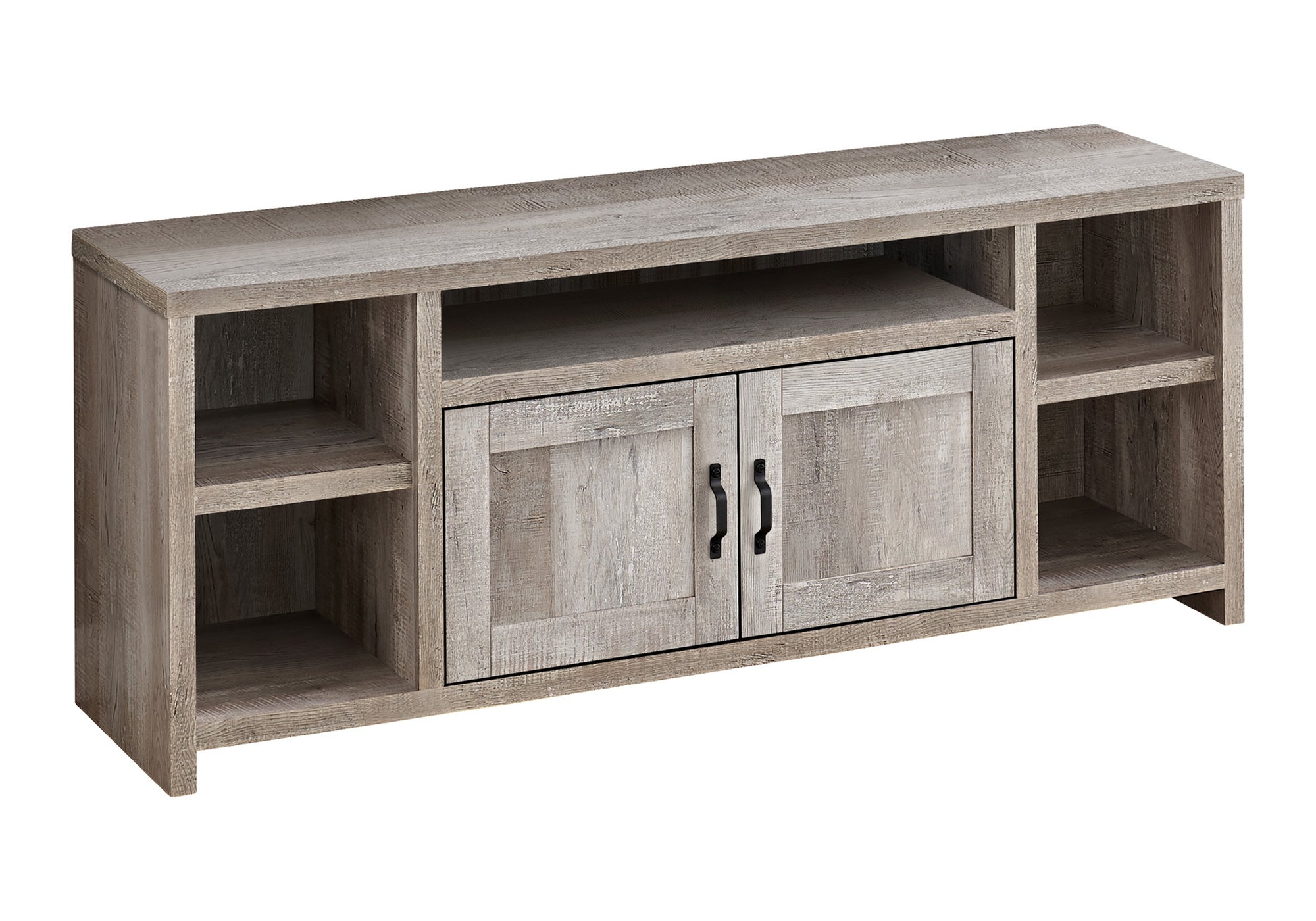 TV STAND - 60""L / TAUPE RECLAIMED WOOD-LOOK