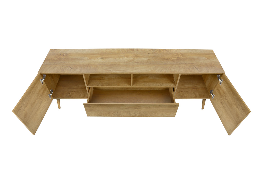TV STAND - 72""L / WALNUT WITH STORAGE