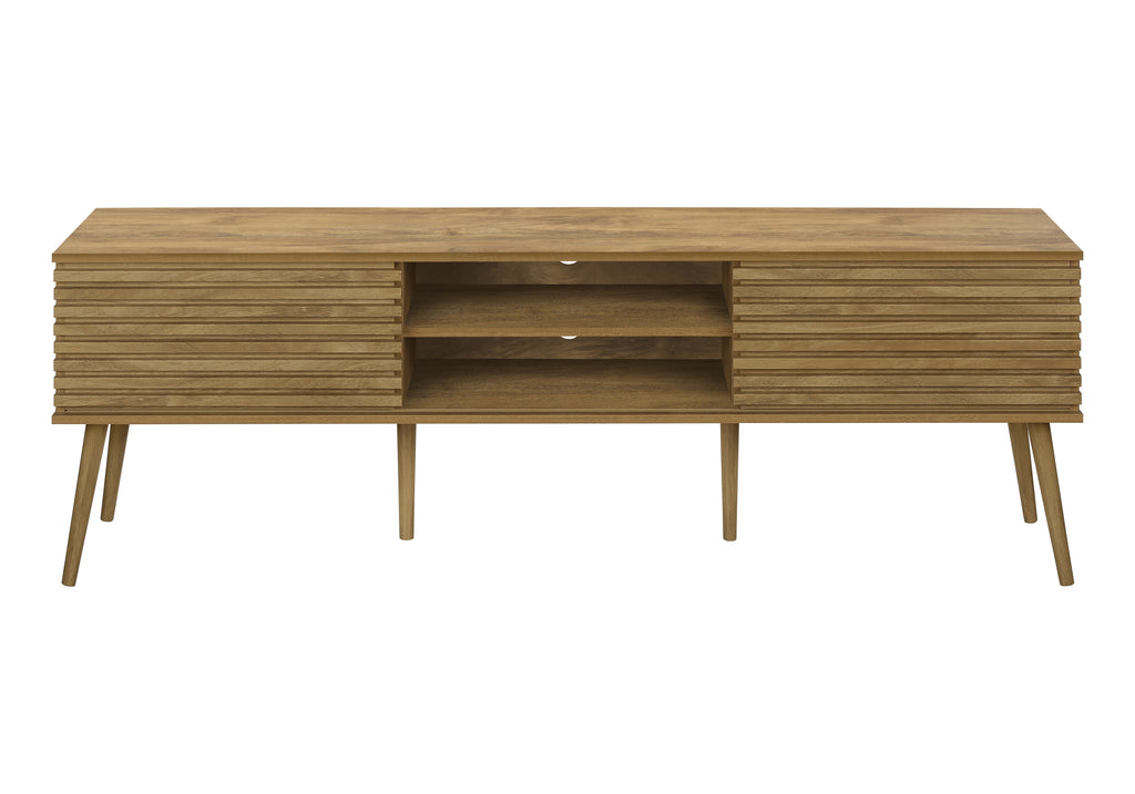 TV STAND - 72""L / WALNUT WITH 2 DOORS