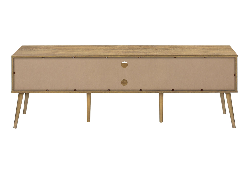 TV STAND - 72""L / WALNUT WITH 2 DOORS