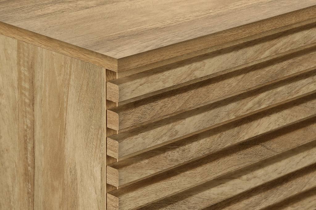 TV STAND - 72""L / WALNUT WITH 2 DOORS