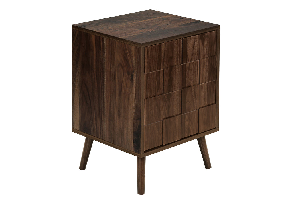 ACCENT TABLE - 23""H / DARK WALNUT END TABLE