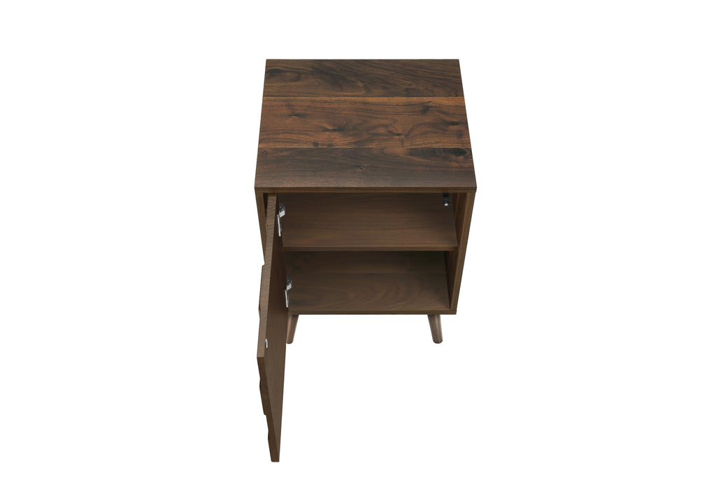 ACCENT TABLE - 23""H / DARK WALNUT END TABLE
