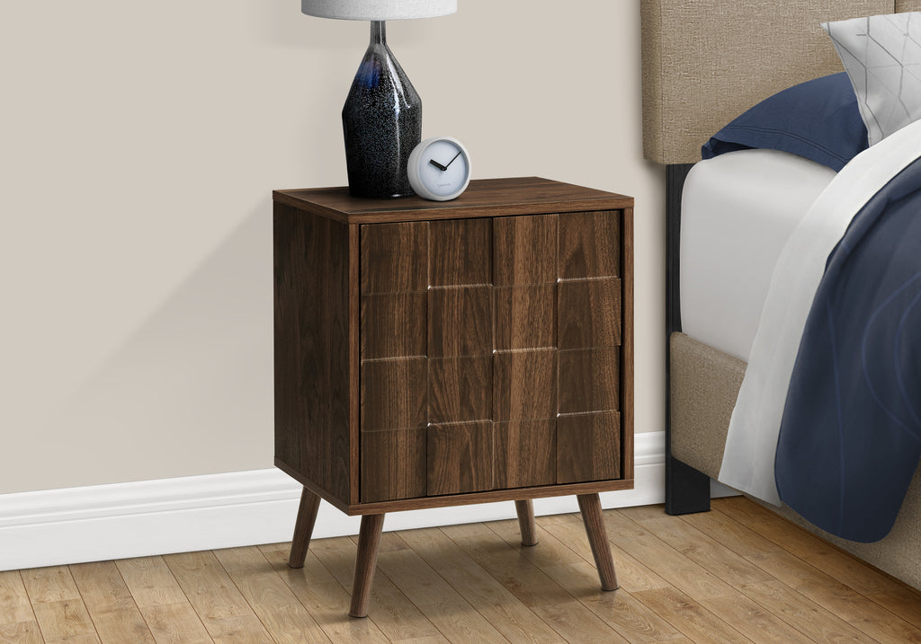 ACCENT TABLE - 23""H / DARK WALNUT END TABLE