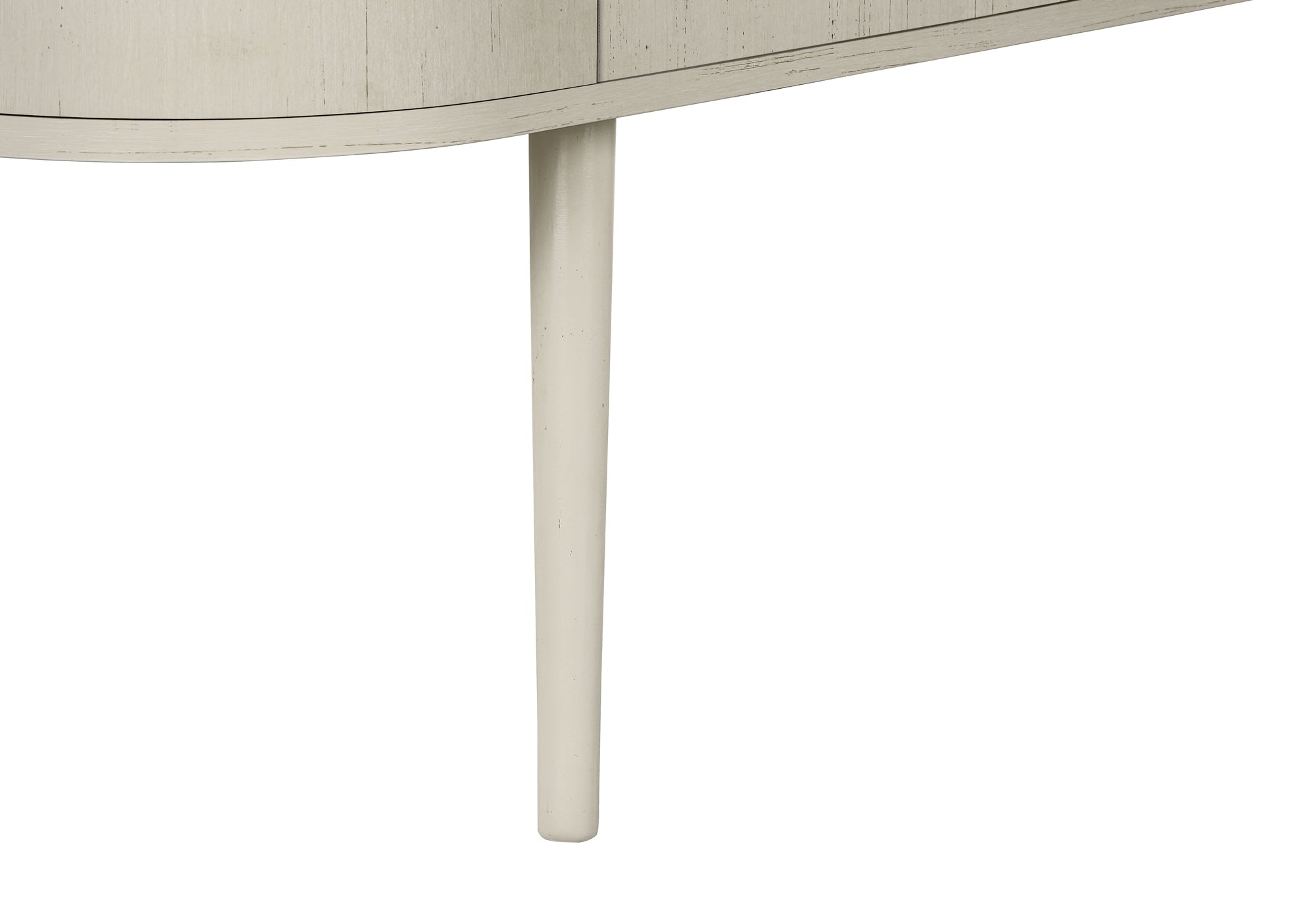 TV STAND - 72""L / ANTIQUE WHITE WITH 4 DOORS