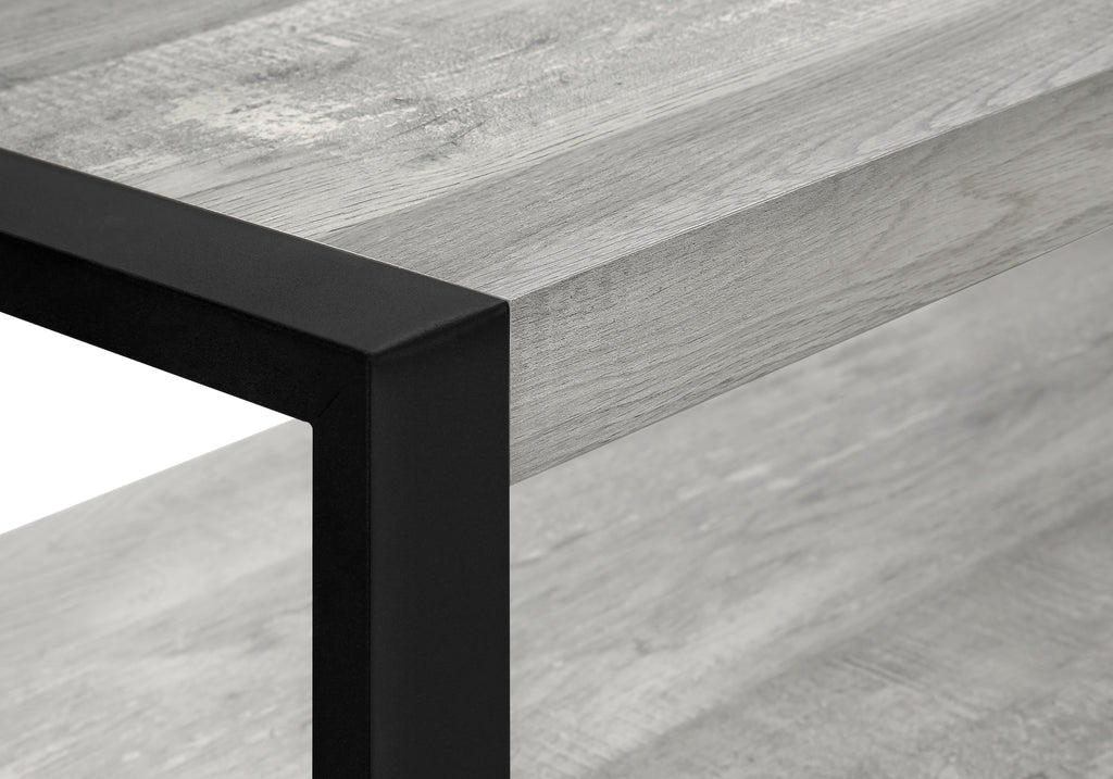 TV STAND - 60""L / GREY RECLAIMED WOOD-LOOK / 3 DRAWERS