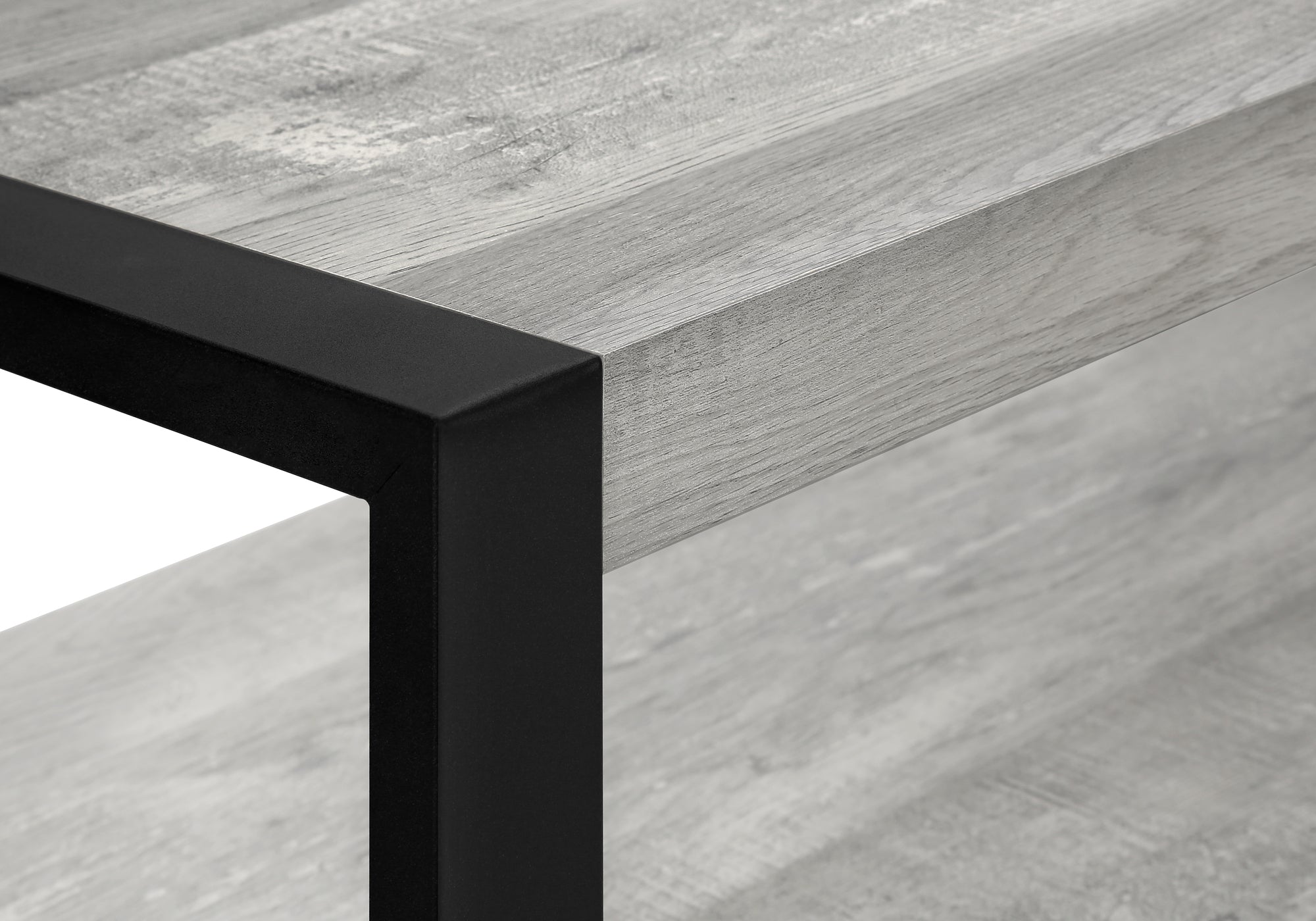 TV STAND - 60""L / GREY RECLAIMED WOOD-LOOK / 3 DRAWERS