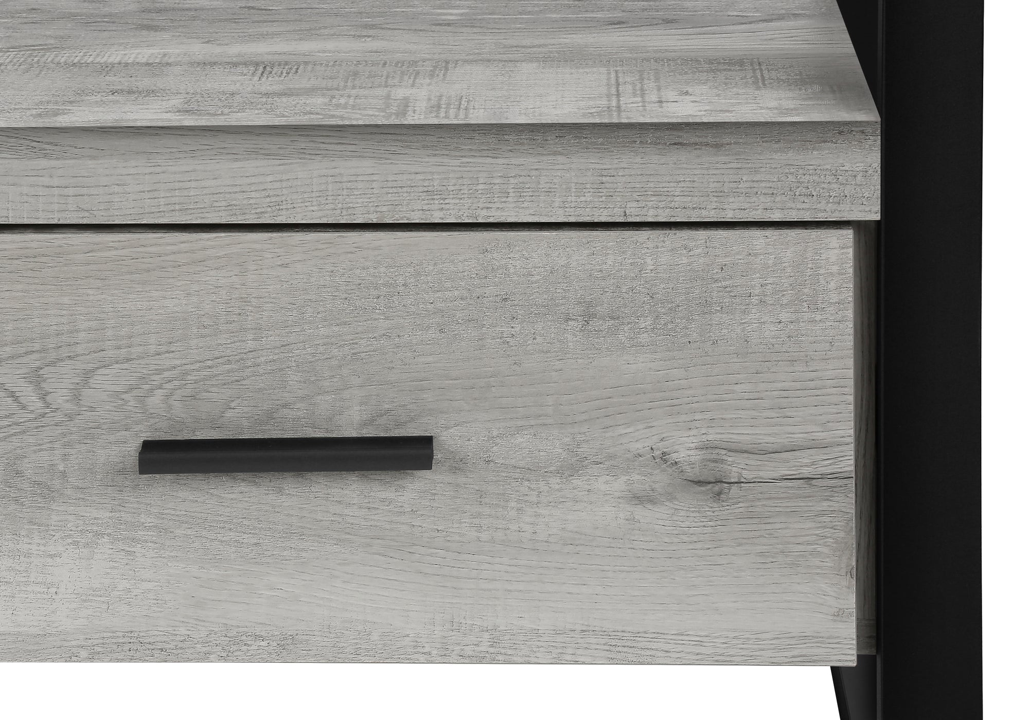 TV STAND - 60""L / GREY RECLAIMED WOOD-LOOK / 3 DRAWERS