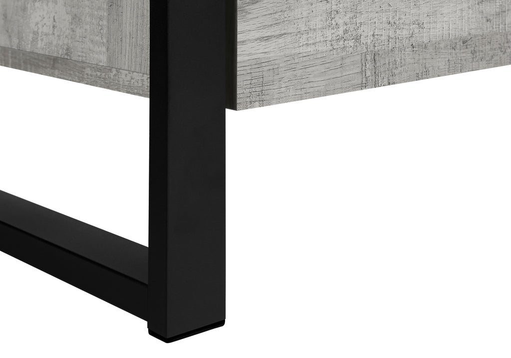 TV STAND - 60""L / GREY RECLAIMED WOOD-LOOK / 3 DRAWERS