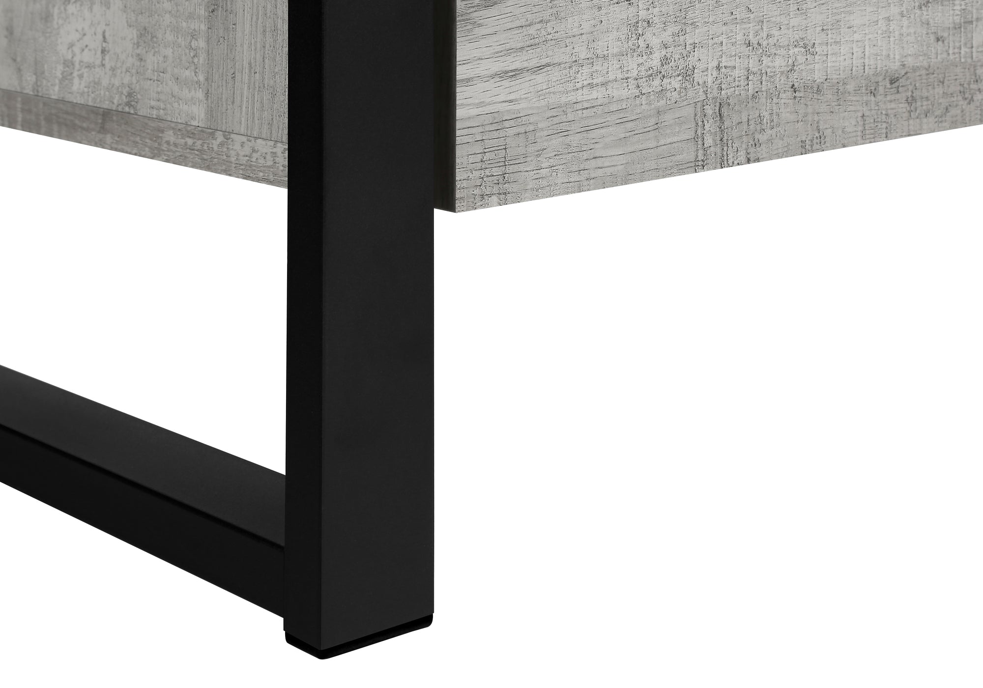 TV STAND - 60""L / GREY RECLAIMED WOOD-LOOK / 3 DRAWERS