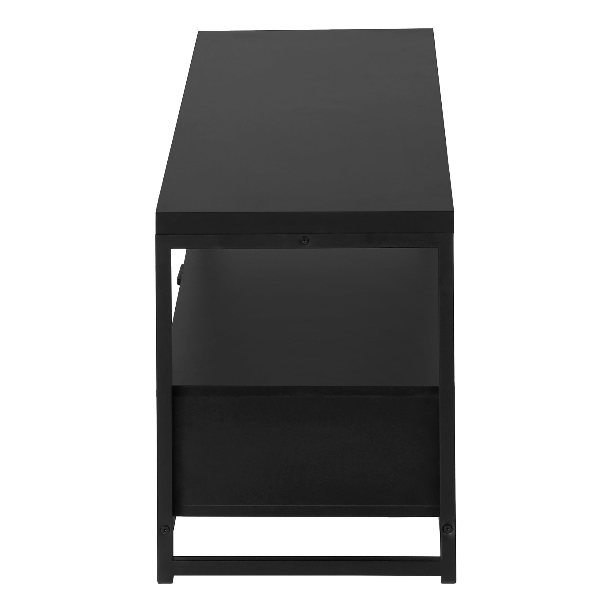 TV STAND - 48""L / BLACK / BLACK METAL