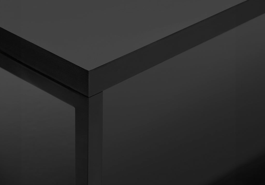 TV STAND - 48""L / BLACK / BLACK METAL