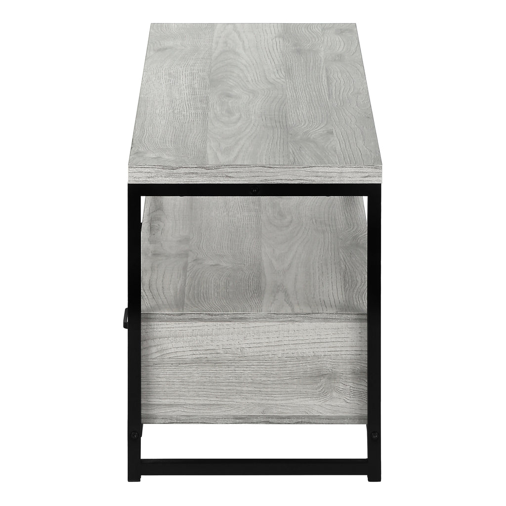 TV STAND - 48""L / GREY / BLACK METAL
