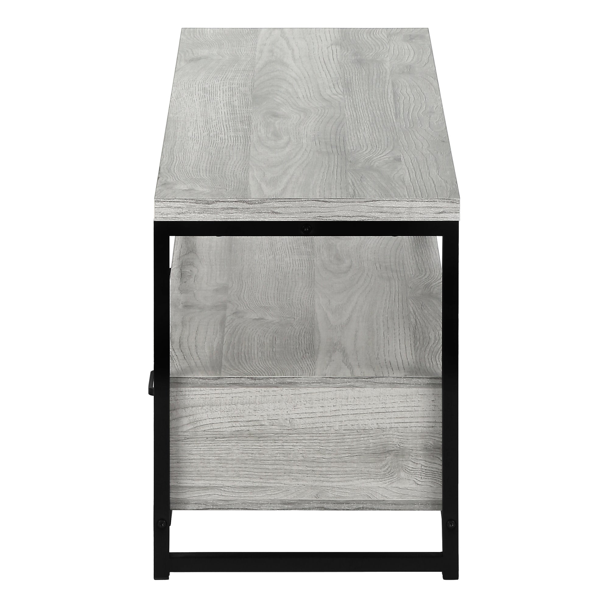 TV STAND - 48""L / GREY / BLACK METAL