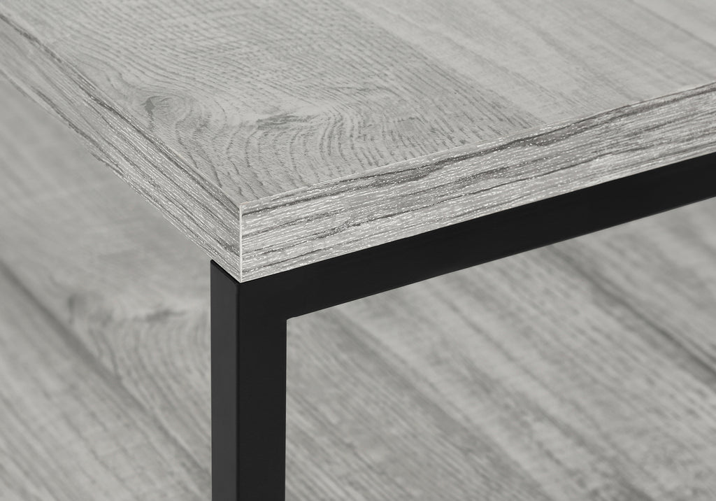 TV STAND - 48""L / GREY / BLACK METAL