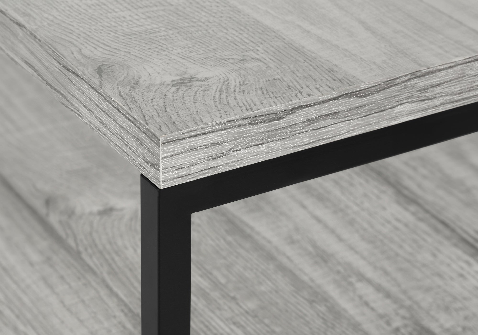 TV STAND - 48""L / GREY / BLACK METAL