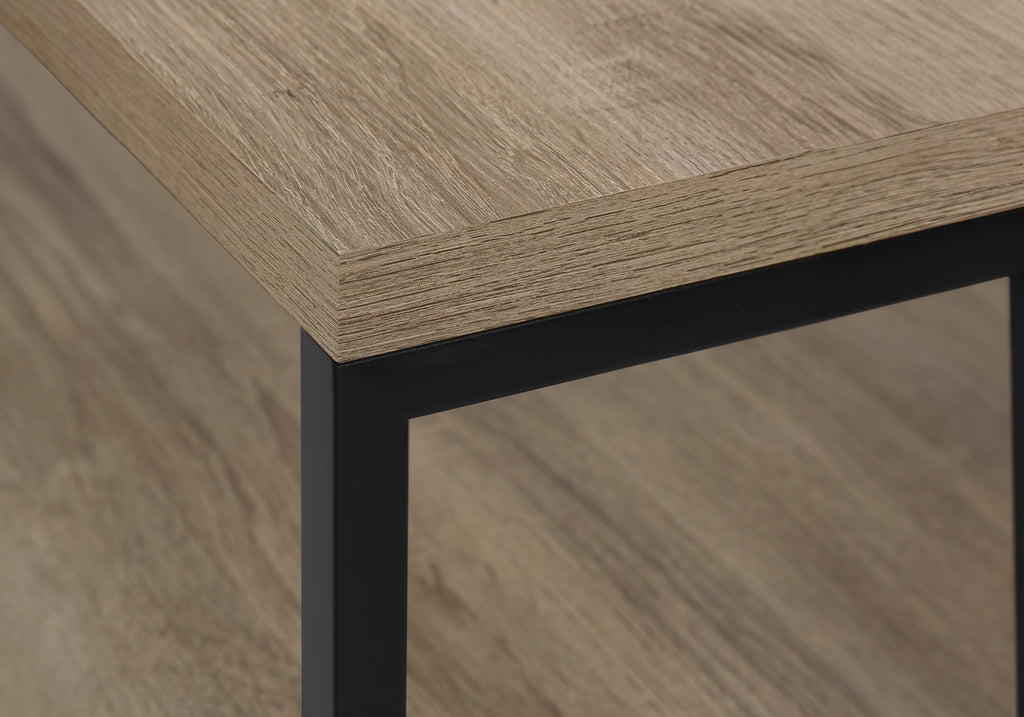 TV STAND - 48""L / DARK TAUPE / BLACK METAL