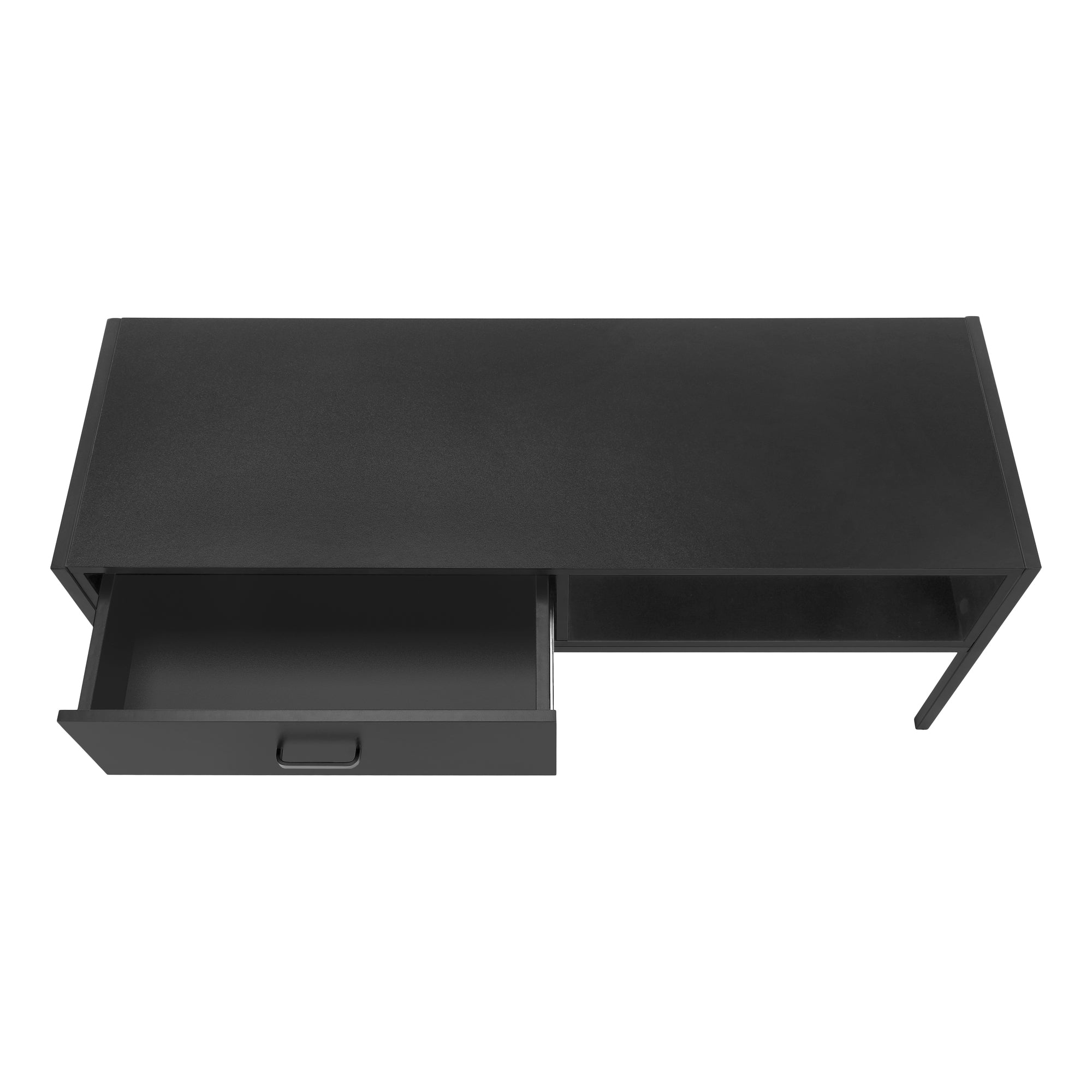 TV STAND - 48""L / BLACK / BLACK METAL