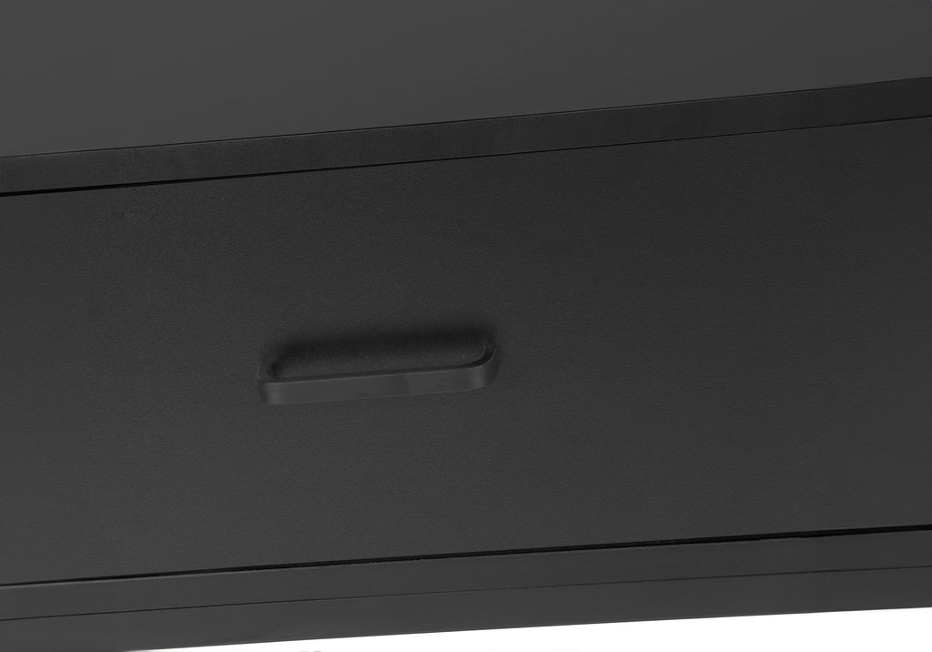 TV STAND - 48""L / BLACK / BLACK METAL