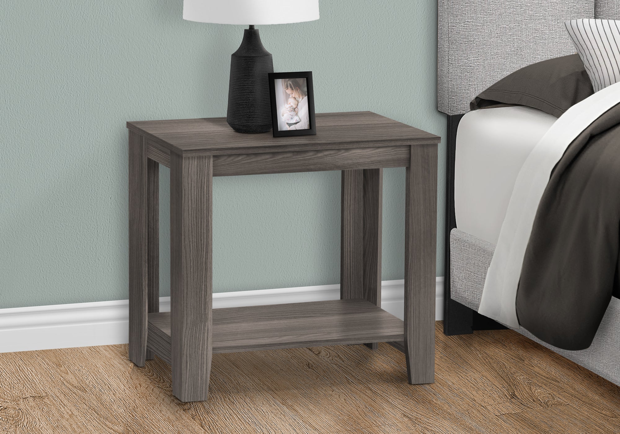 ACCENT TABLE - GREY
