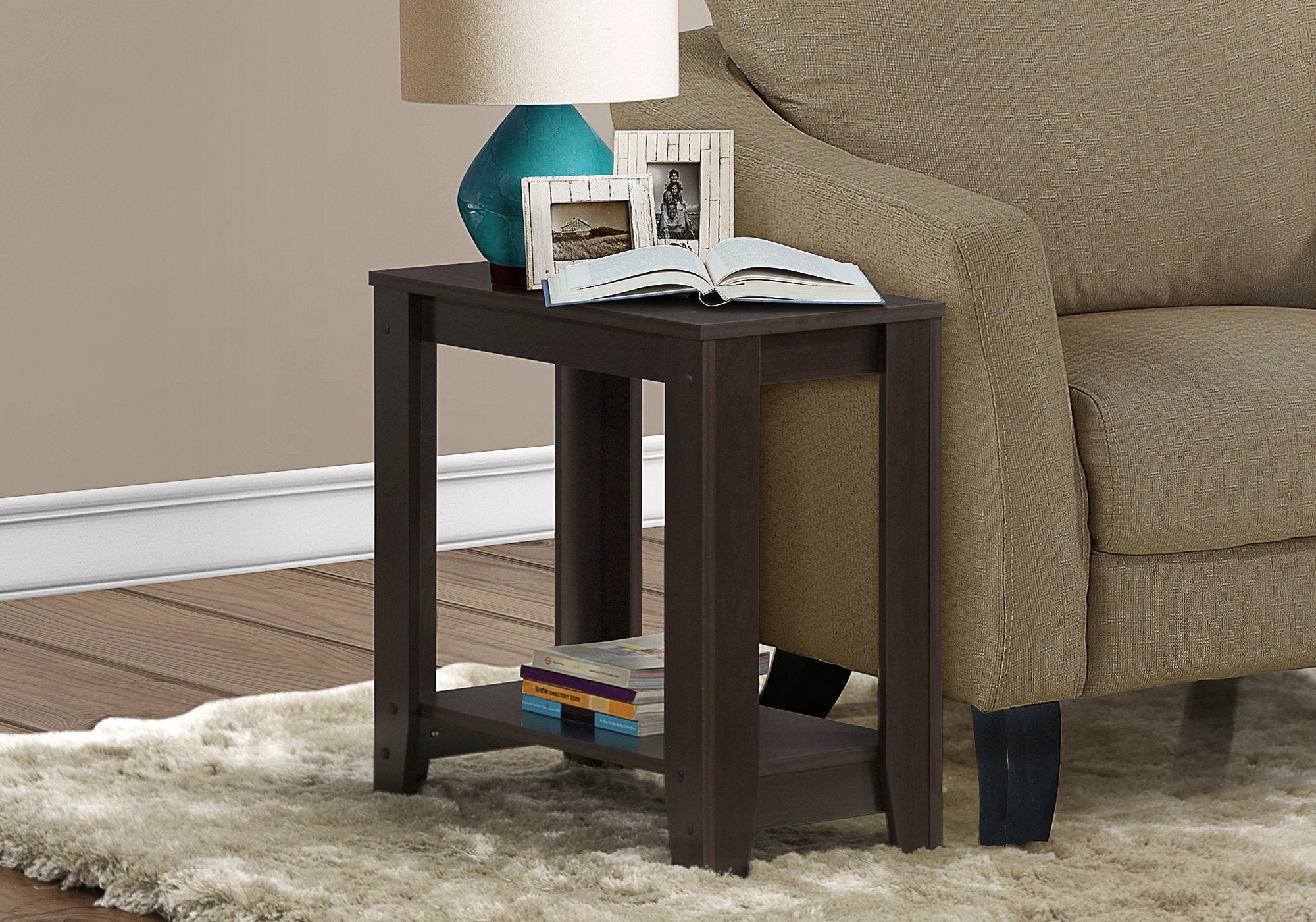 ACCENT TABLE - ESPRESSO