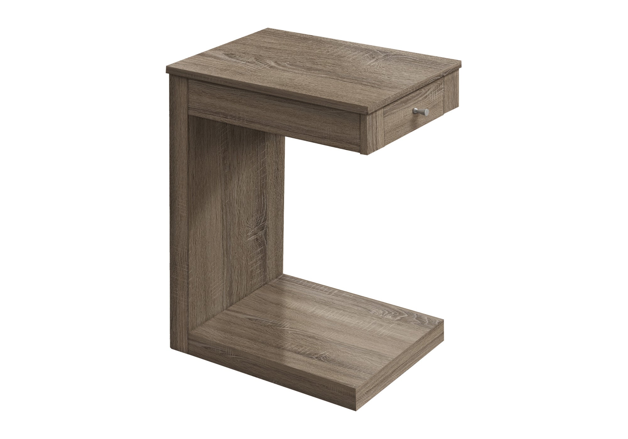 ACCENT TABLE - DARK TAUPE WITH A DRAWER