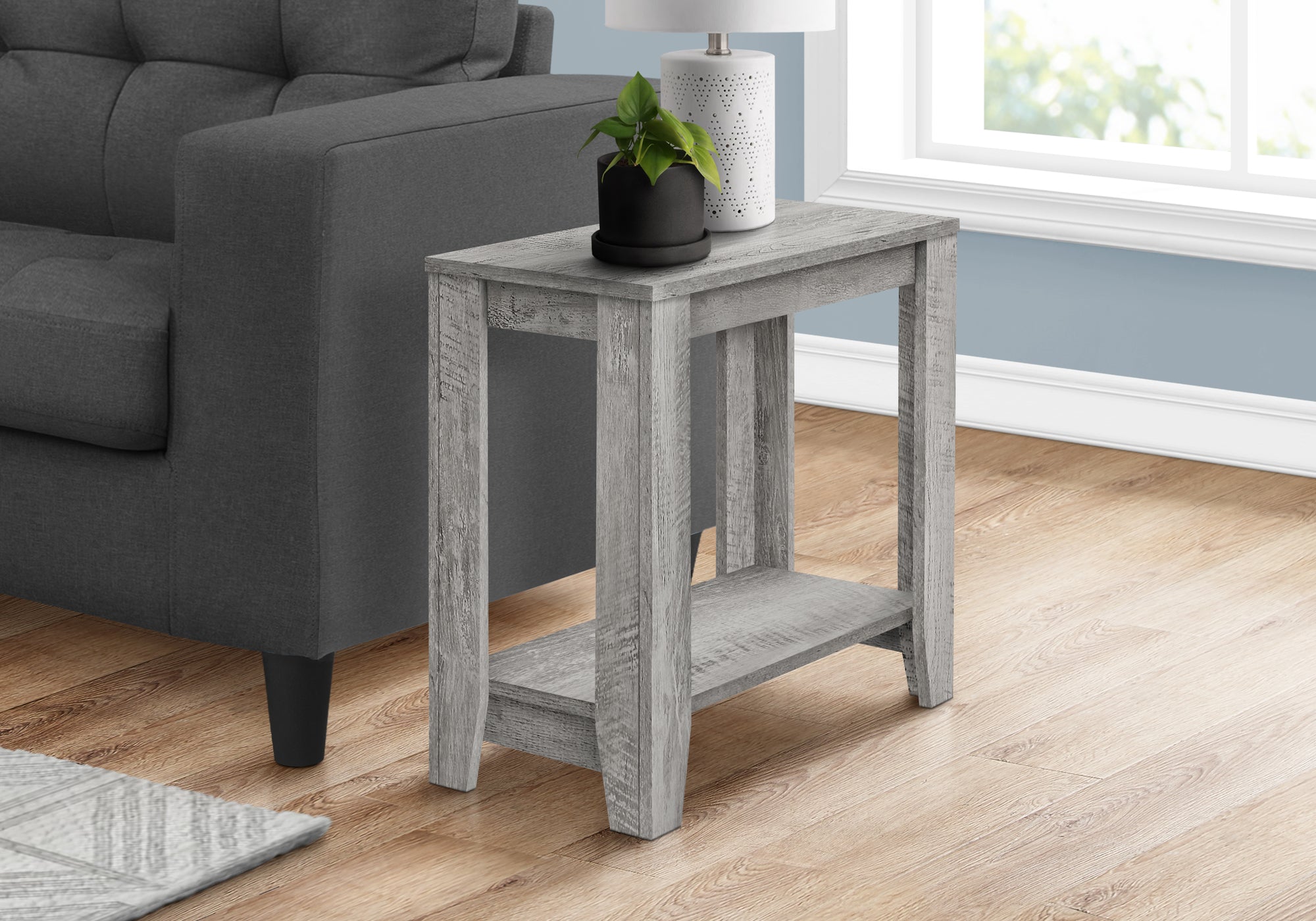 ACCENT TABLE - 22""H / INDUSTRIAL GREY