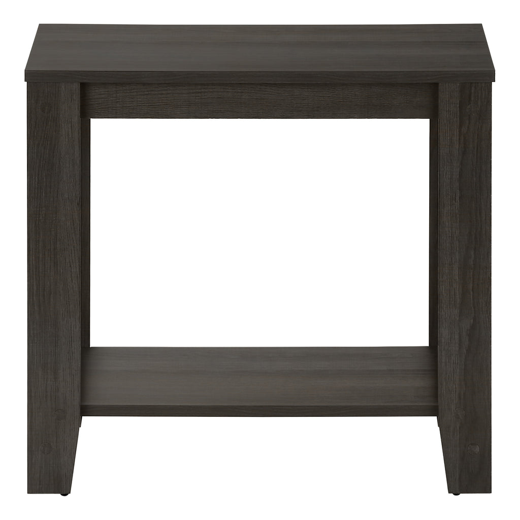ACCENT TABLE - 22""H / BROWN OAK