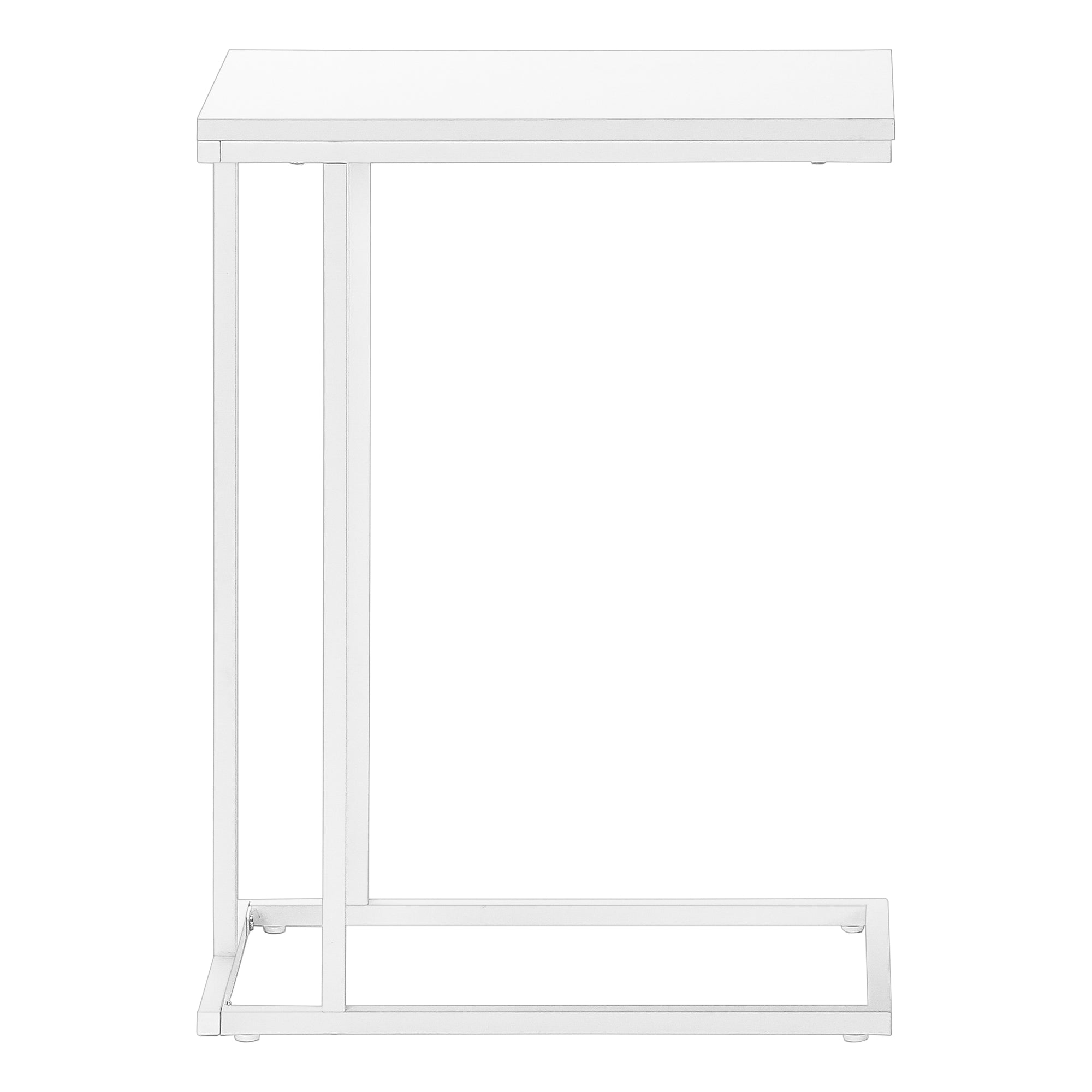 ACCENT TABLE - 25""H /WHITE / WHITE METAL