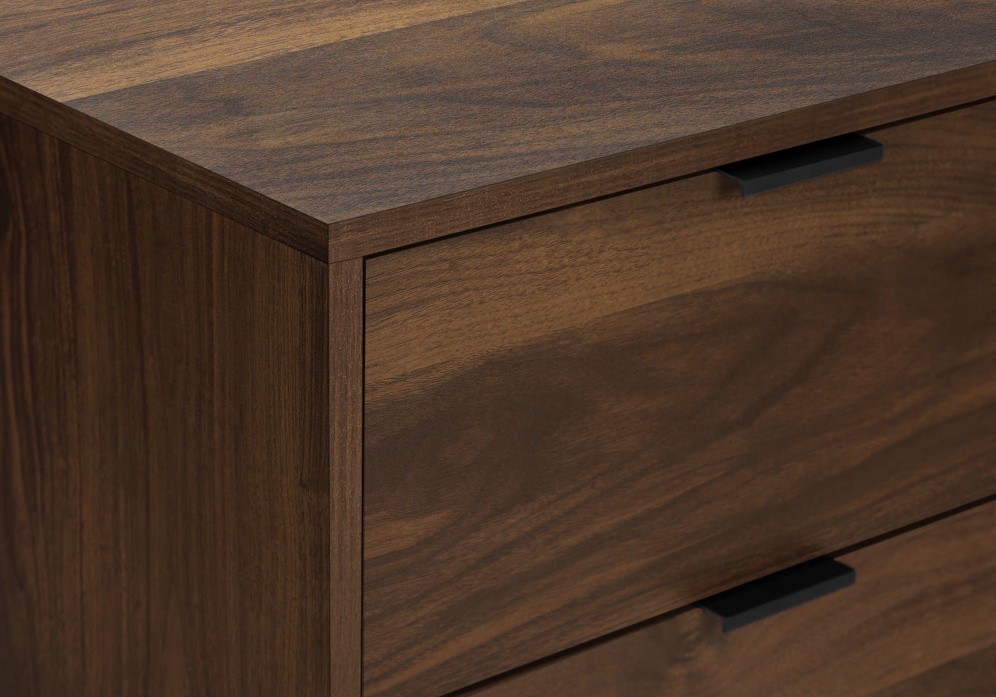 ACCENT TABLE - 24""H / WALNUT END TABLE WITH 2 DRAWERS