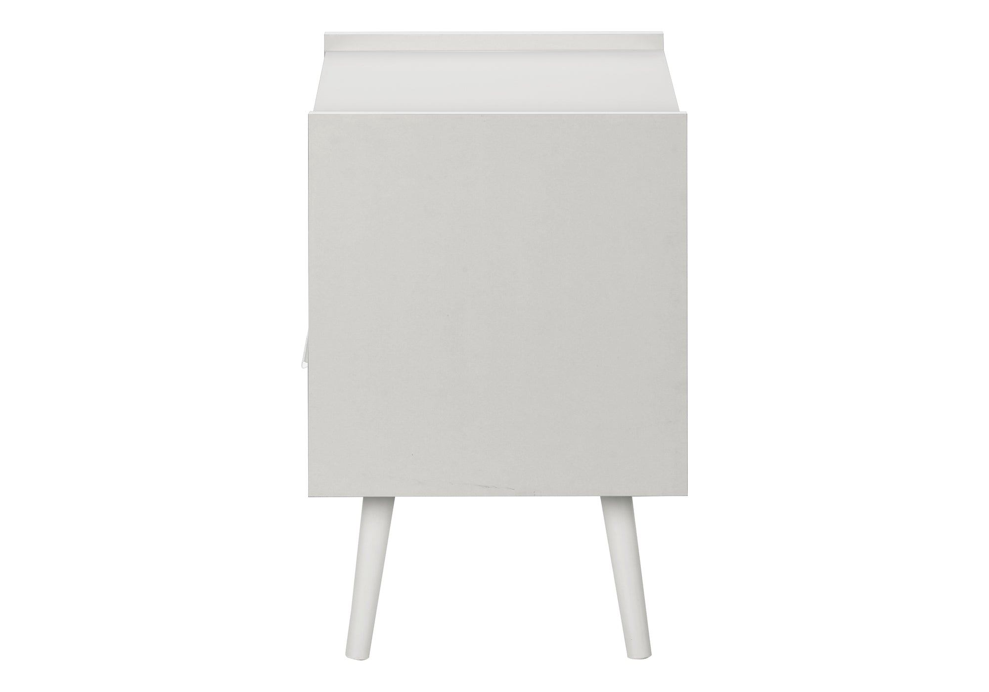 ACCENT TABLE - 24""H / WHITE END TABLE WITH 1 DRAWER